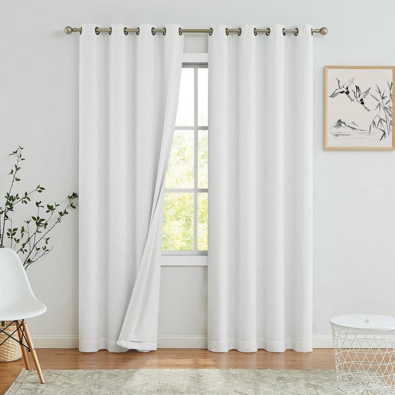 UPTOWN HOME BLACKOUT CURTAINS 50IN X 84IN 2PK