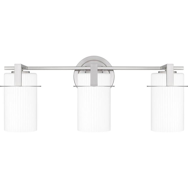 QUOIZEL SEYMOUR 3-LIGHT BATH LIGHT 22IN