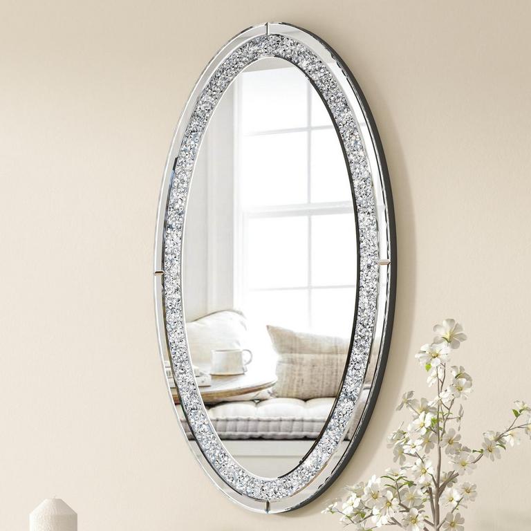 SHYFOY 36IN X 23IN OVAL WALL MIRROR