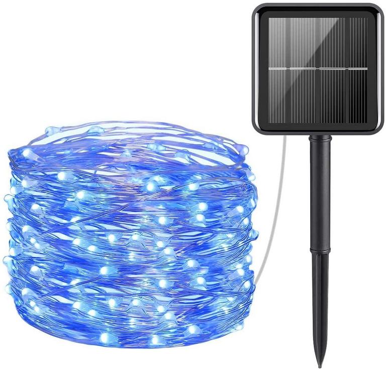 QISHI SOLAR 100-LED 33FT FAIRY LIGHTS