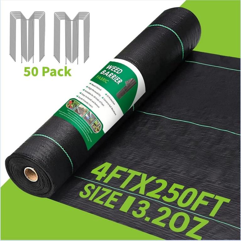 BSHAPPLUS 4X250FT WEED BARRIER FABRIC