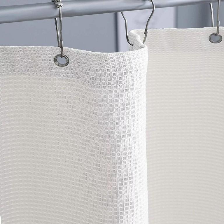 WAFFLE WEAVE SHOWER CURTAIN