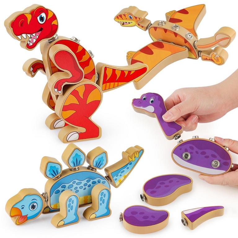 COOGAM DINOSAUR BUILDING BLOCK SET