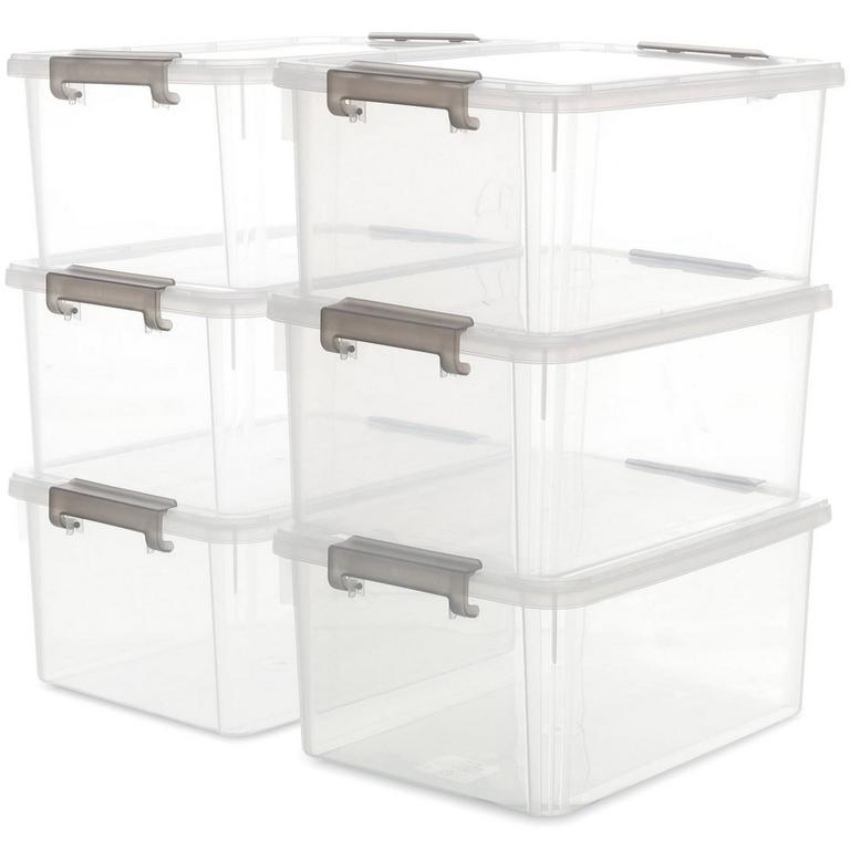 CITYLIFE 17QT STORAGE BINS 6PK