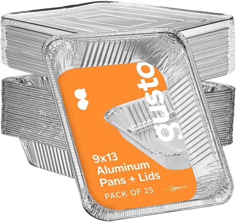 25PK ALUMINUM FOIL PANS