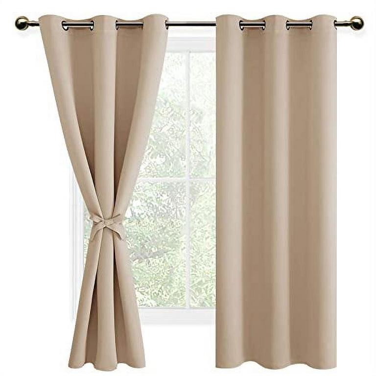 DWCN BLACKOUT CURTAINS 42IN X 63IN 2PK