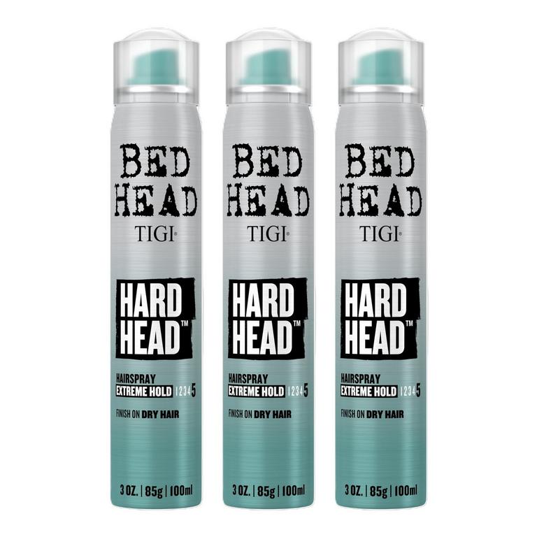 BED HEAD HARD HEAD HAIRSPRAY 3OZ 3PK