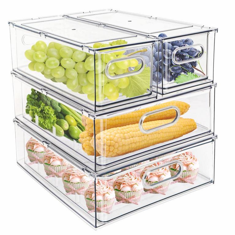 MINESIGN 4PK FRIDGE BINS