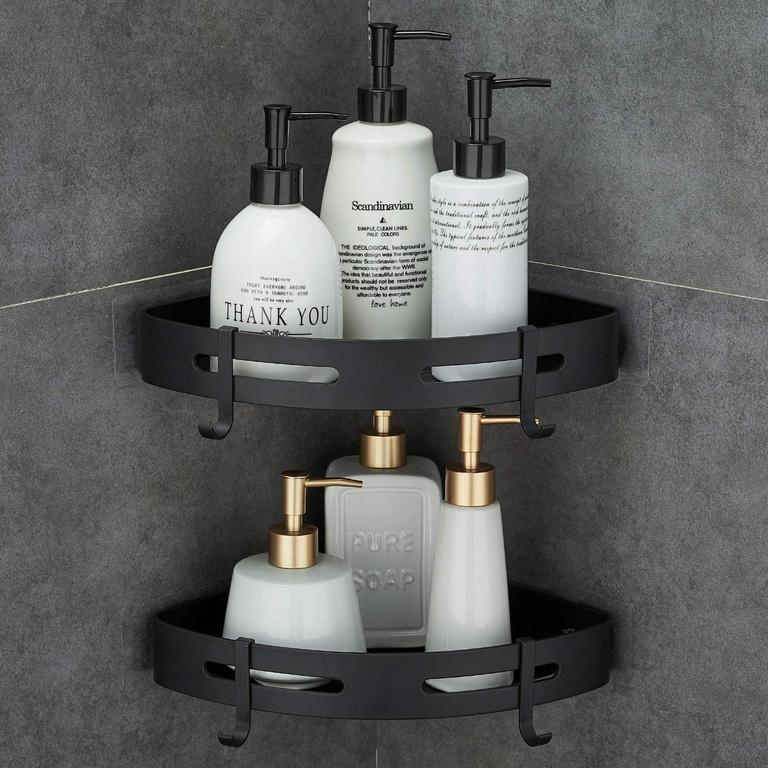 HOOMTAOOK CORNER SHELF SHOWER CADDY SET