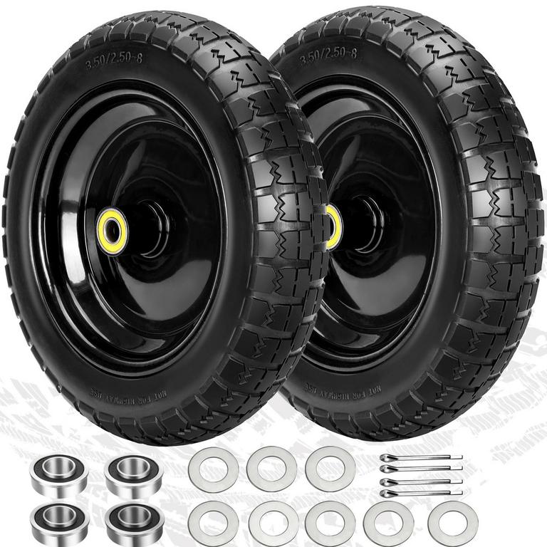 PONTUSS 13IN FLAT FREE WHEELS 2PK