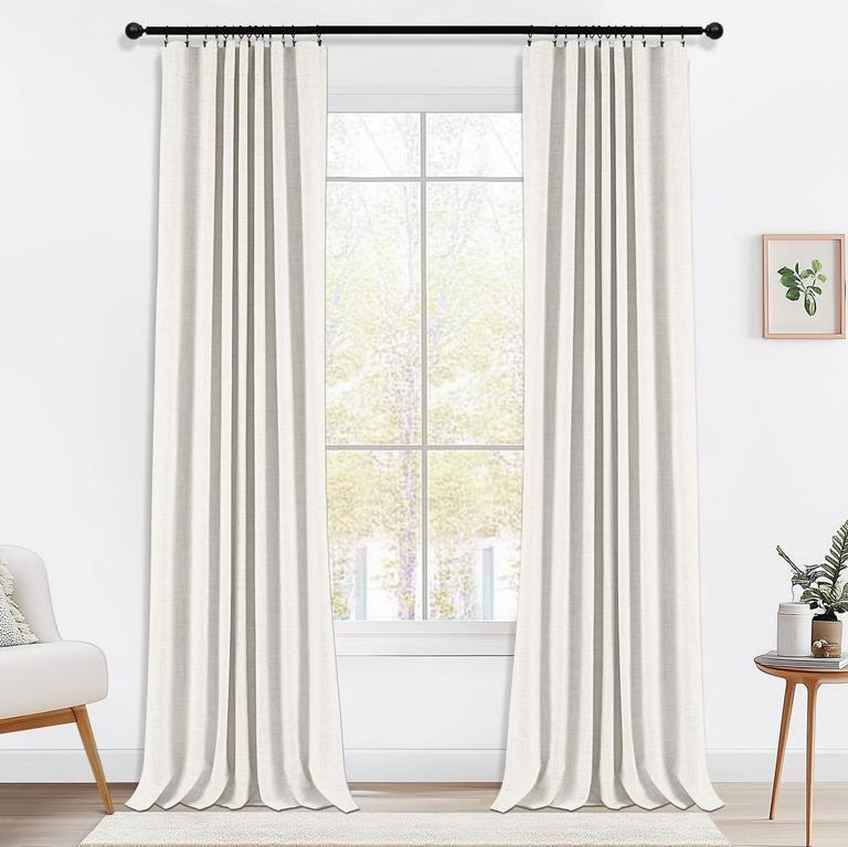 ROSE HOME FASHION CURTAINS 50IN X 84IN 2PK