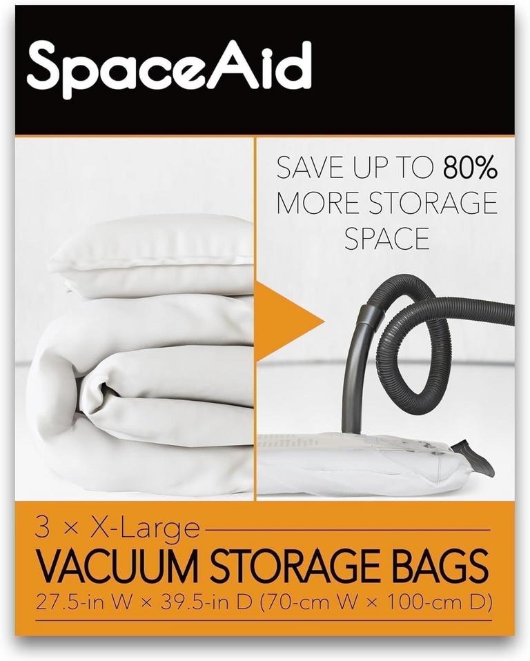 SPACEAID XL VACCUM BAGS 3PK
