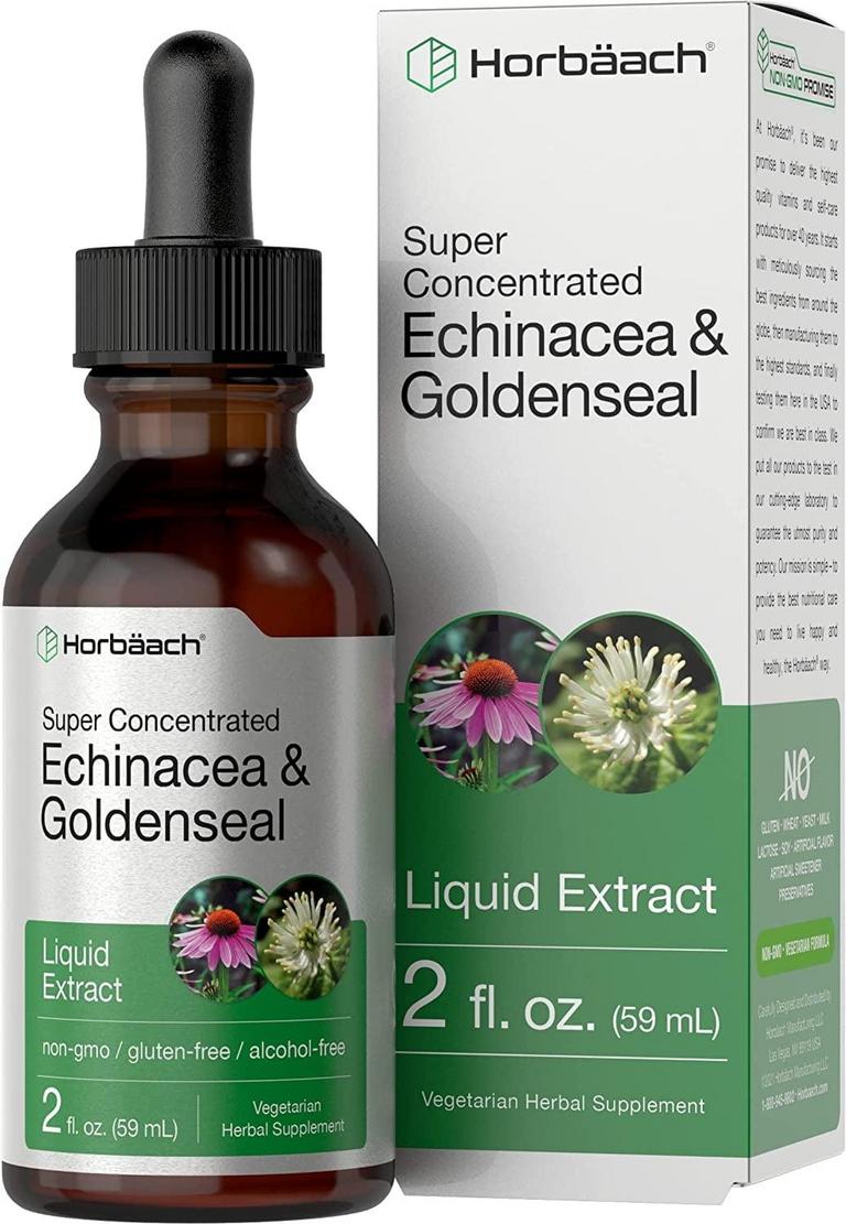 HORBAACH ECHINACEA GOLDENSEAL DROPS 2 FL OZ