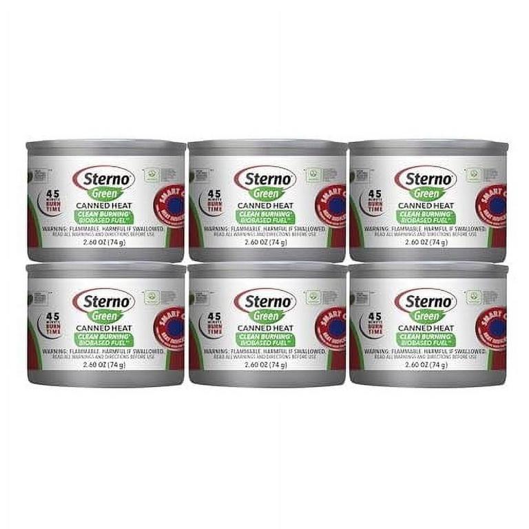 STERNO CHAFING DISH FUEL CANS 6PK