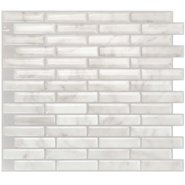 SMART TILES 3D TILES GRAY 10.2IN X 9IN 4PK