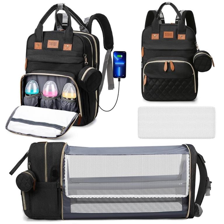 GPED DIAPER BAG BLACK