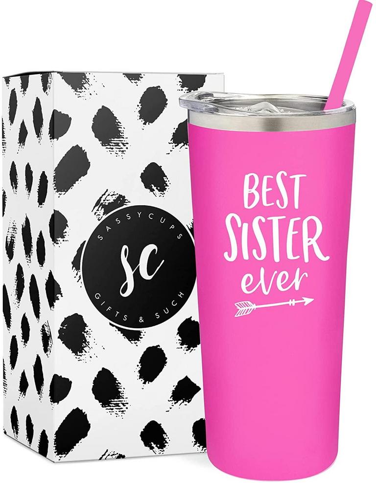 SASSYCUPS 22OZ TUMBLER BEST SISTER