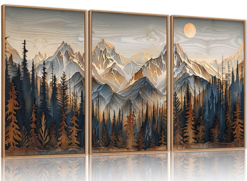 CELESTDECO WALL ART SET 24IN X 36IN 3PC