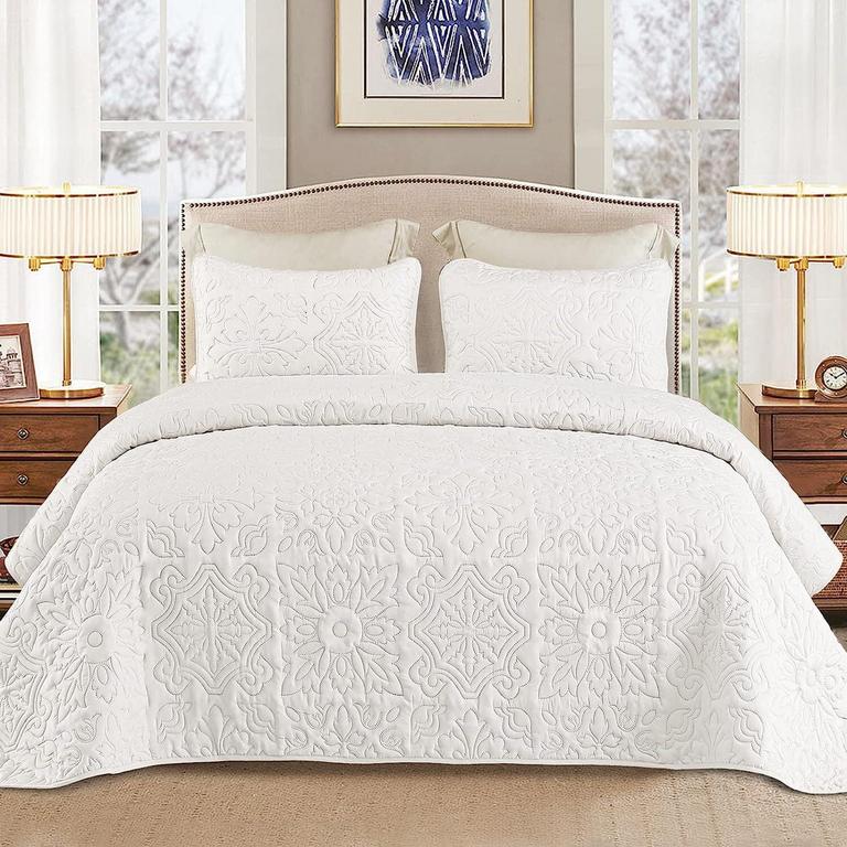 WHALE FLOTILLA QN QUILT SET 3PC