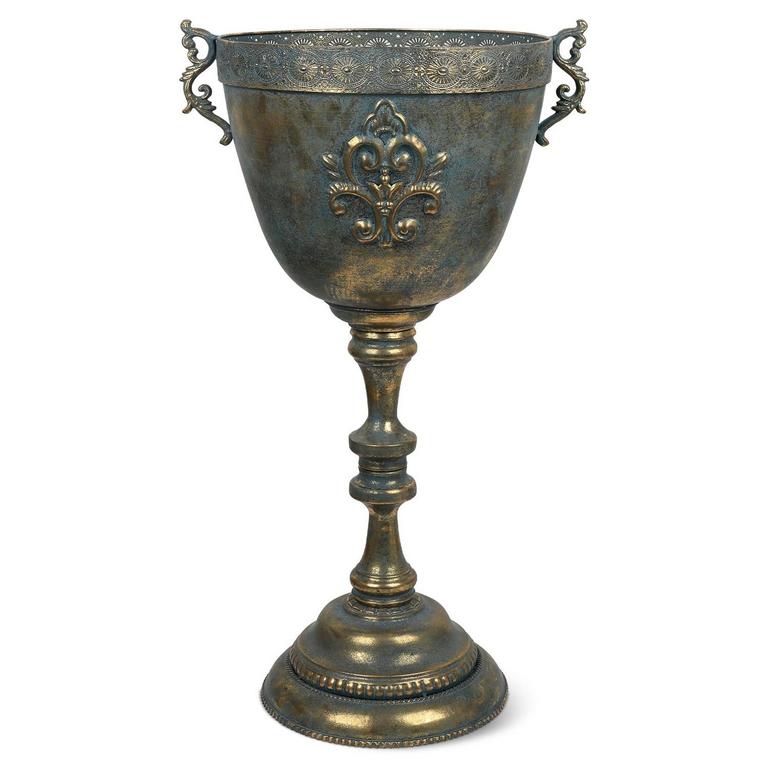 WORTH 35IN METAL URN PLANTER 
