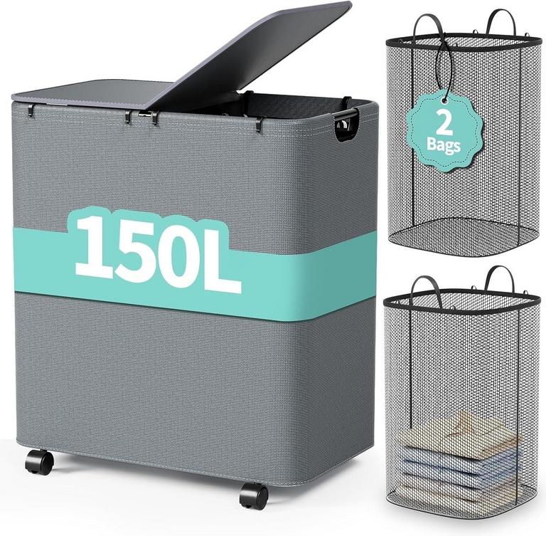 YEAYCAY 150L LAUNDRY HAMPER