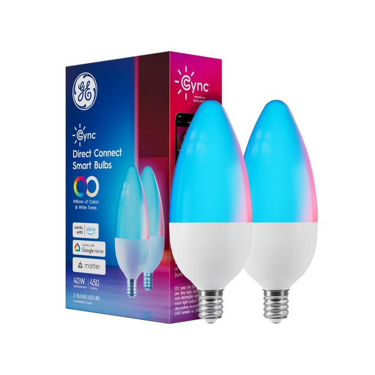 GE LIGHTING CYNC SMART BULBS 2PK