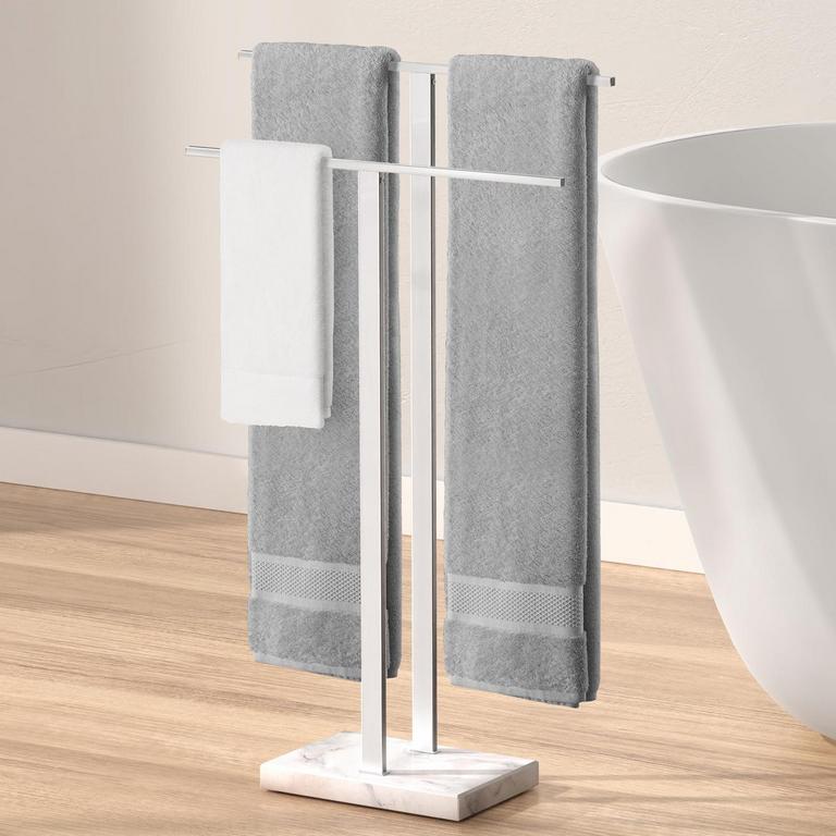KES STANDING TOWEL RACK 33IN