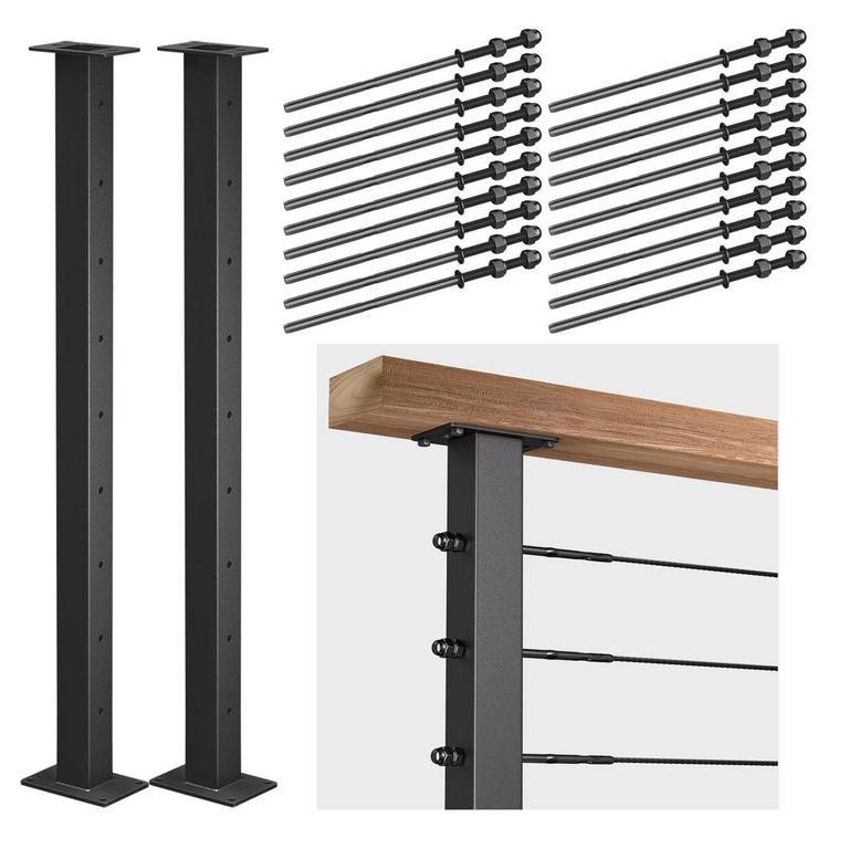 DECK MAN 36IN RAILING POSTS 2PK