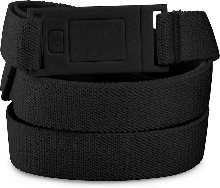BELTAWAY ELASTIC BELT WOMENS O/S BLACK
