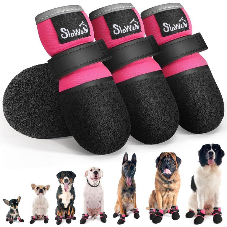 SLOWTON DOG SHOES SIZE 5 PINK