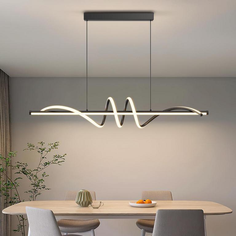 LANNLKER LED PENDANT LIGHT 39IN
