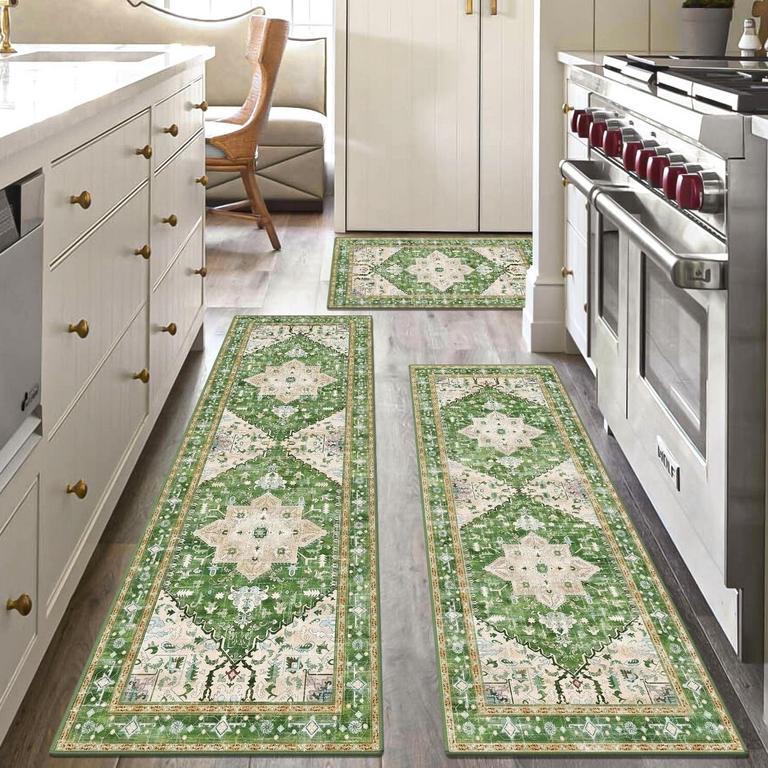 FINDOSOM BOHO KITCHEN RUGS 3PCS