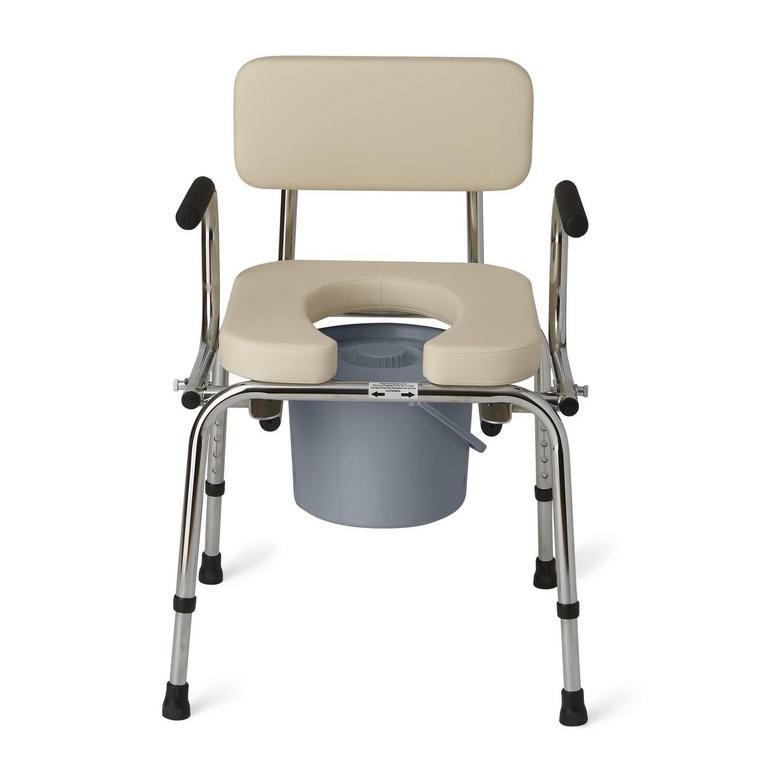 MEDLINE COMMODE CHAIR TAN