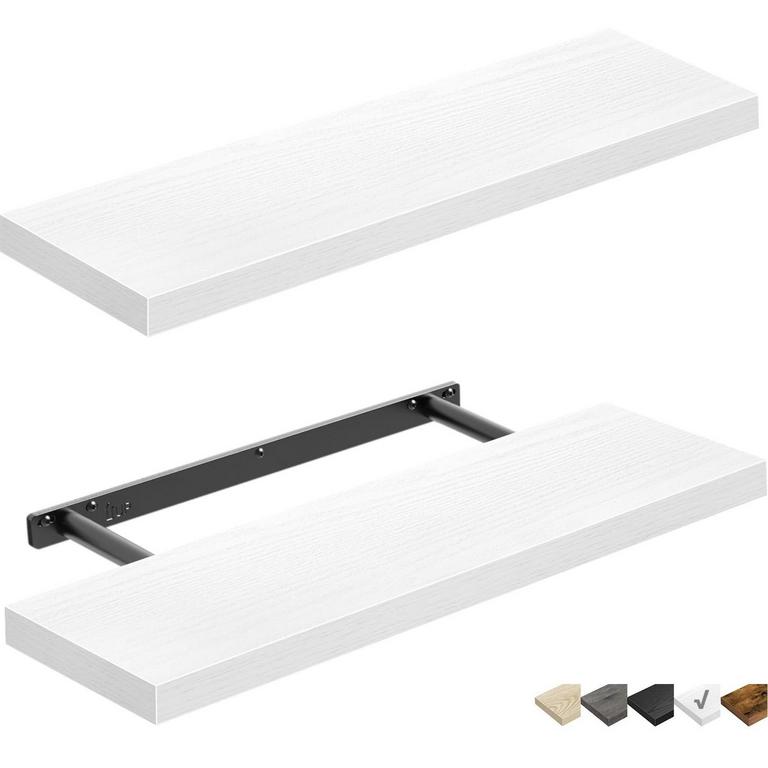 QEEIG 24IN WALL SHELVES 2PK