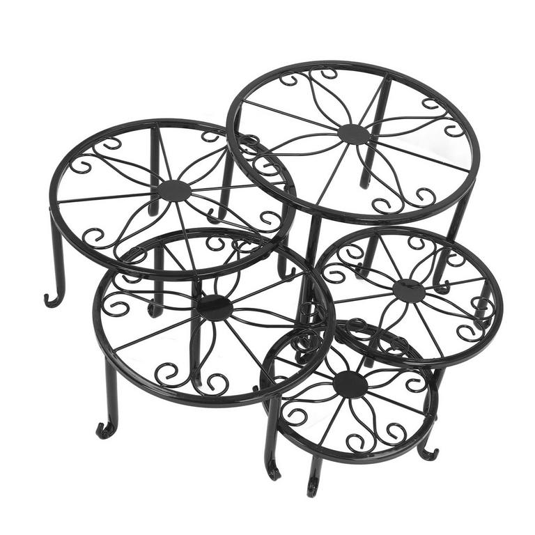 5PK METAL PLANT STANDS