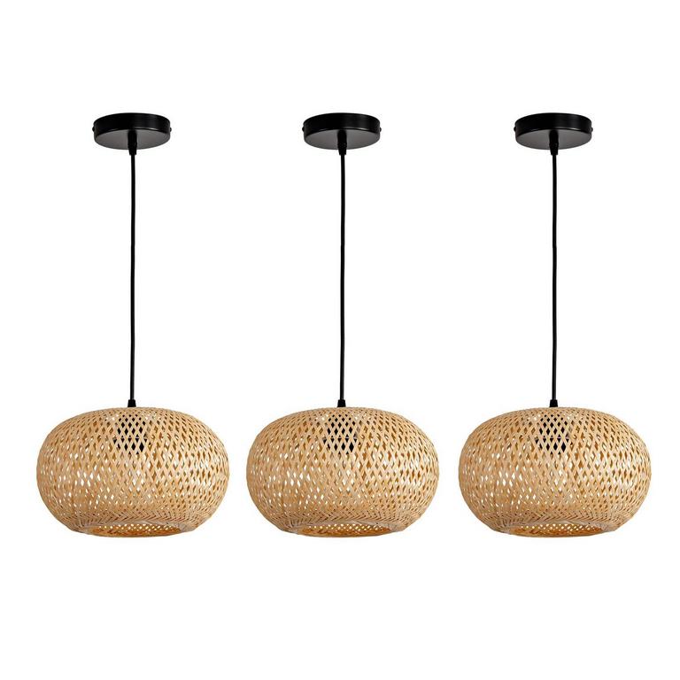 LISLIBE 3PK PENDANT LIGHTS 7IN