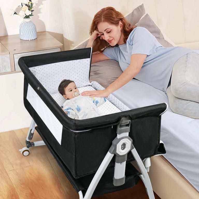VOOI BASSINET 3 IN 1 DARK GRAY