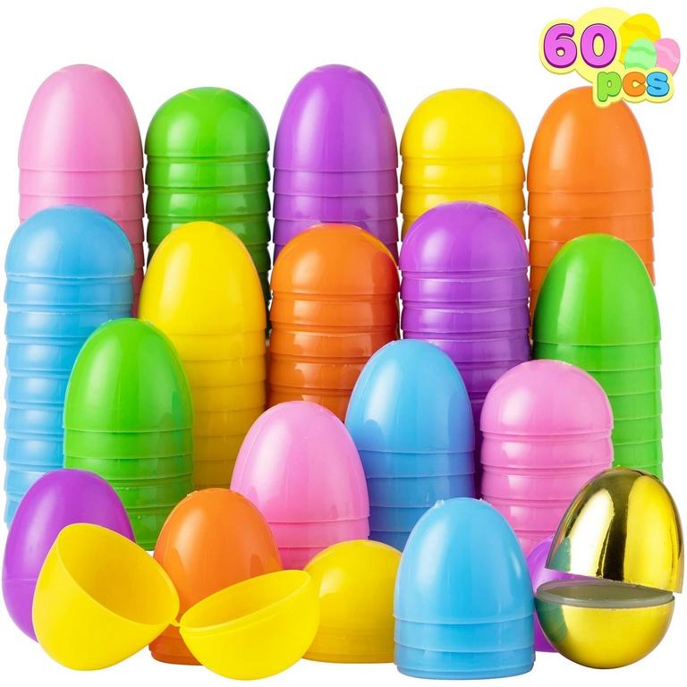 JOYFY 60PCS 2.3IN EASTER EGGS