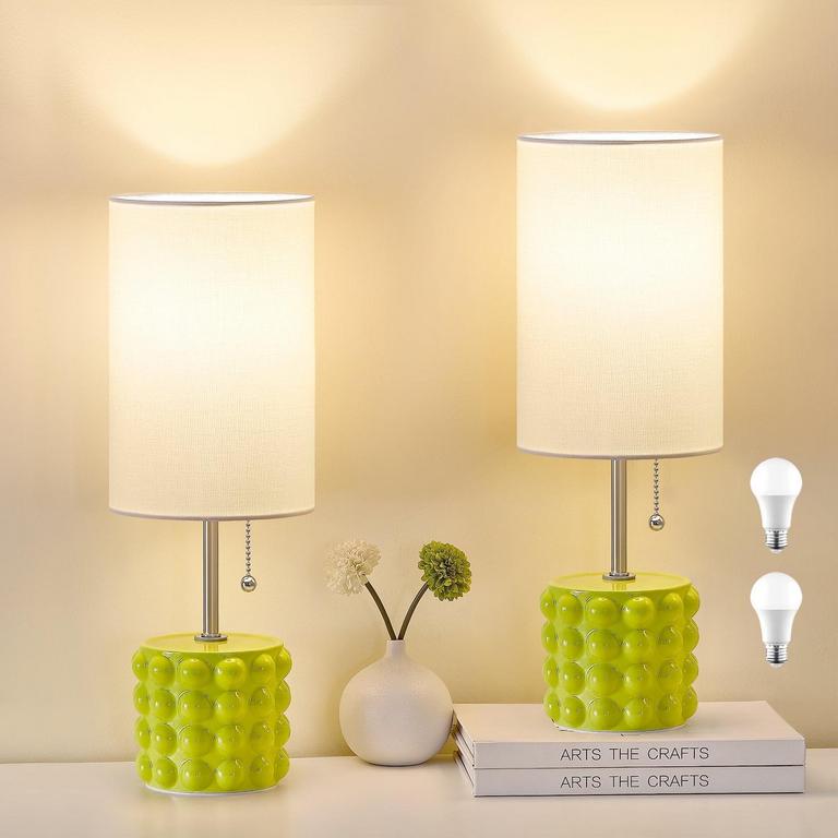 NATYSWAN TABLE LAMPS SET 17IN