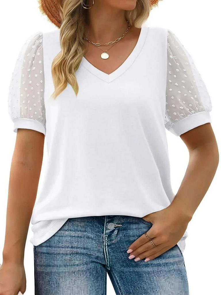 2XL V-NECK BLOUSE