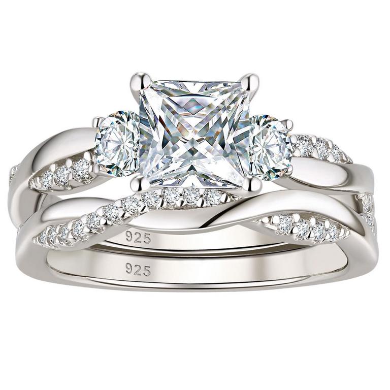 WUZIWEN WEDDING RING SET SIZE 12