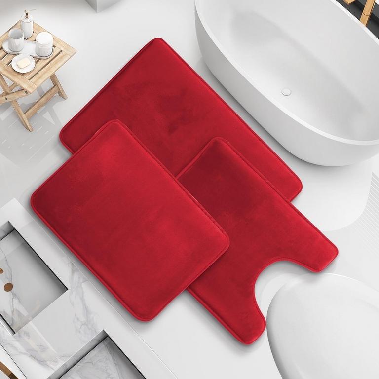 NESTL SET OF 3 BATH RUGS