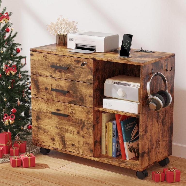 JYVONIA 3 DRAWER FILE CABINET
