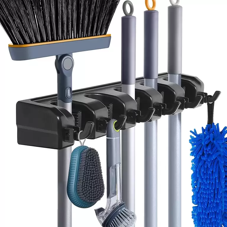 BIMZUC WALL MOUNT BROOM HOLDER