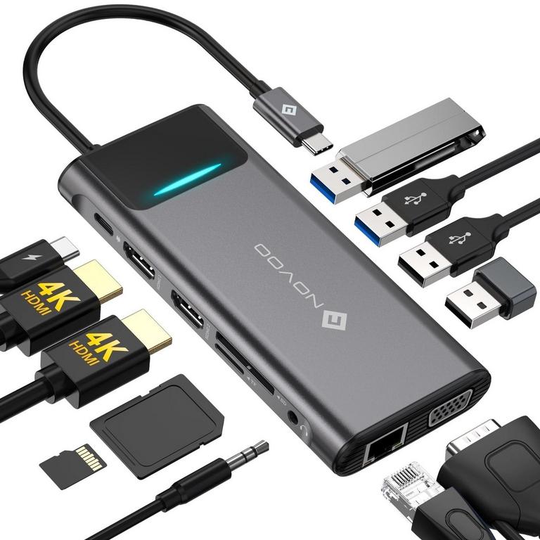 NOVOO USB C DOCKING STATION