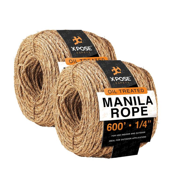 XPOSE SAFETY 1/4IN X 600FT ROPE 2PK