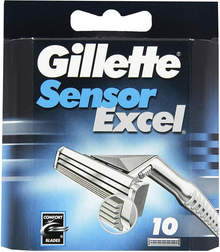 GILLETTE SENSOR EXCEL BLADE CARTRIDGES 10CT