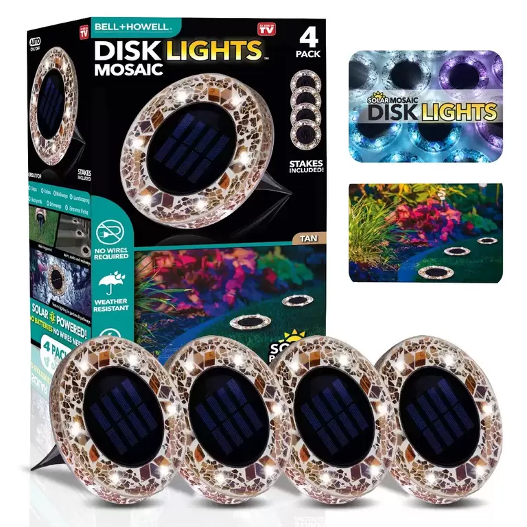 BELL + HOWELL DISK LIGHTS 4PK
