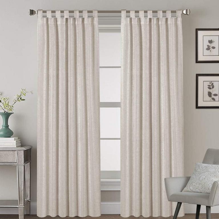 PRIMBEAU TAB TOP CURTAINS 52IN X 84IN 2PK