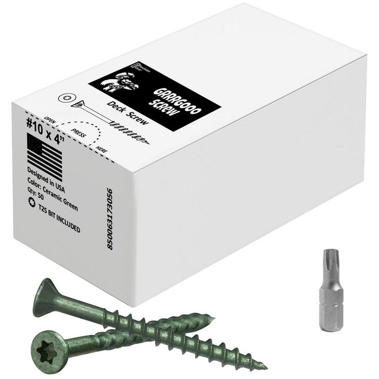 GRRRGOOO SCREW #10 X 4IN DECK SCREWS 50PK
